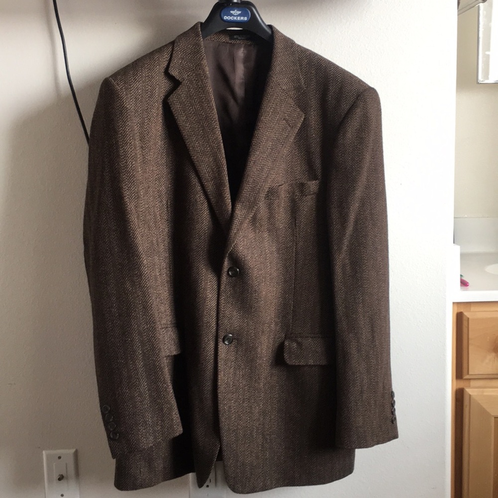 Brown Tweed Stafford Blazer